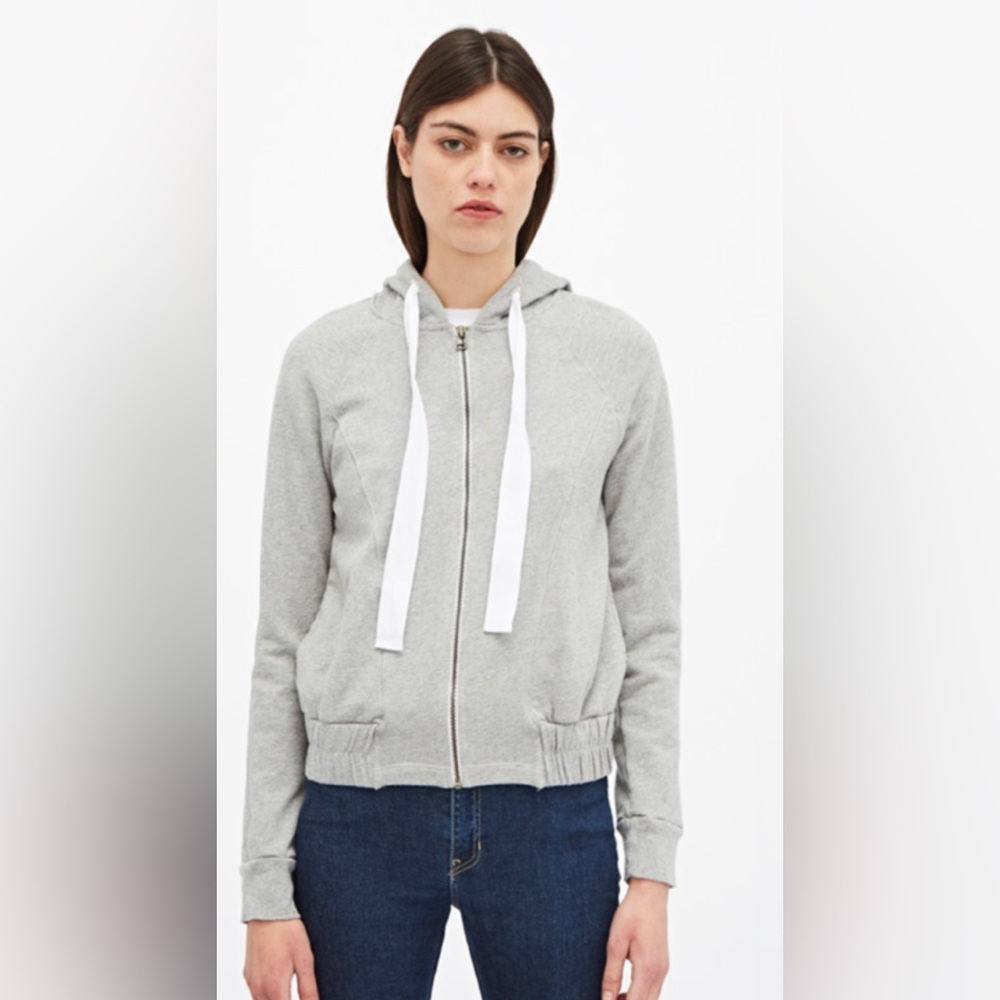 Stateside French Terry Zip-up Hoodie - Grey - XS